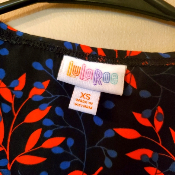 Lularoe Cover Up in Red Floral - Picture 2 of 4